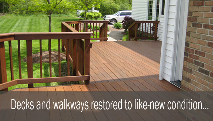 Decks restored to like-nw condition